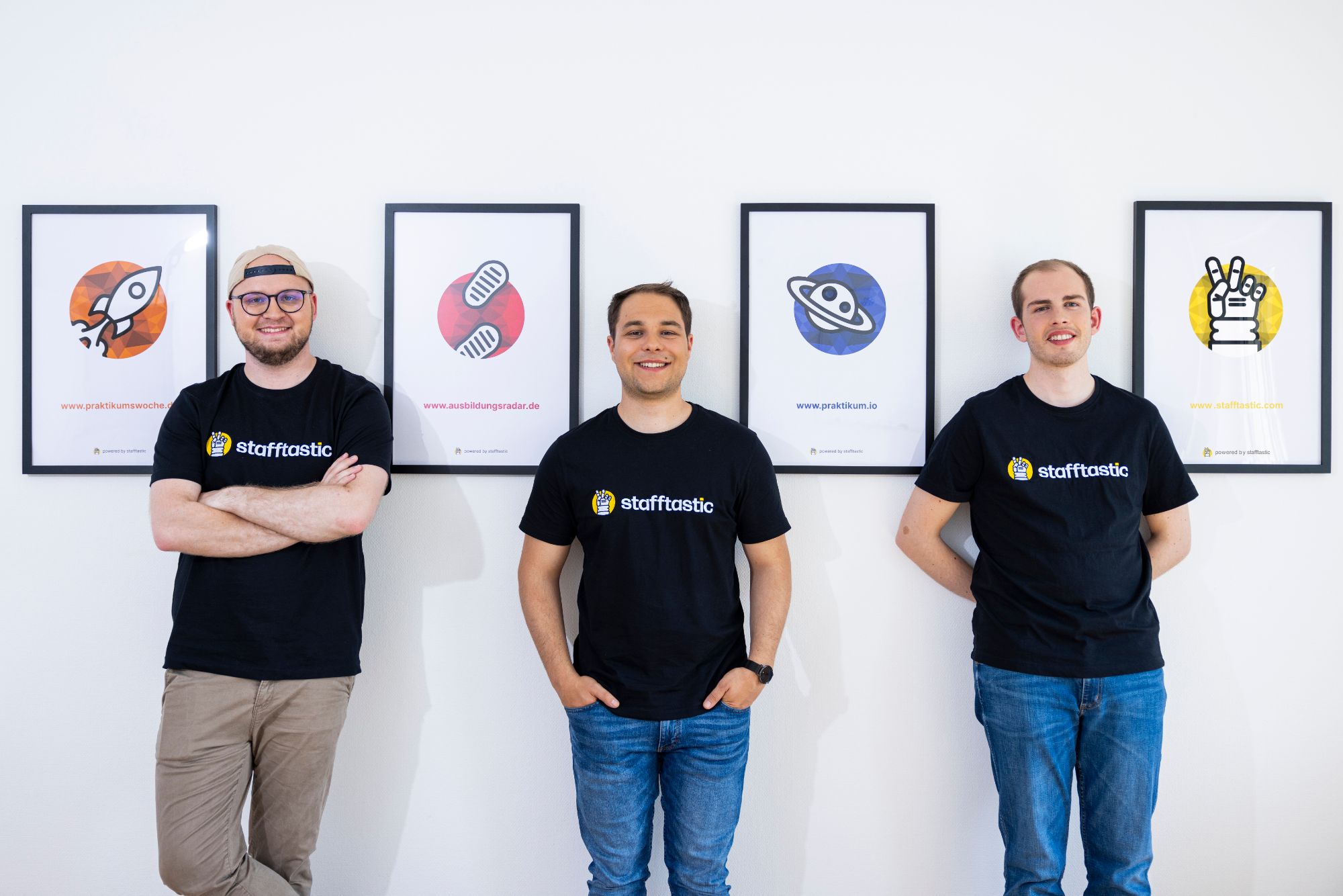 From let to right: Hendrik, Malte and Jan