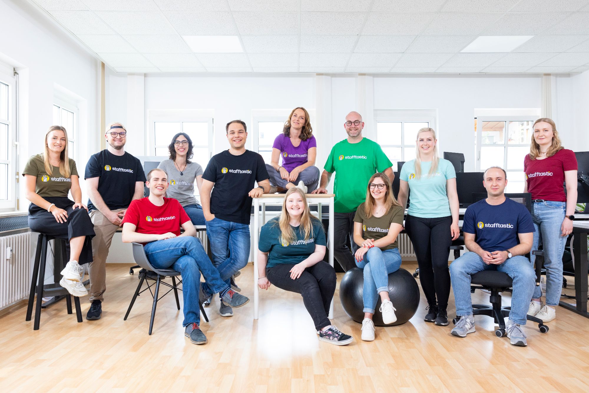 Stafftastic team in the office